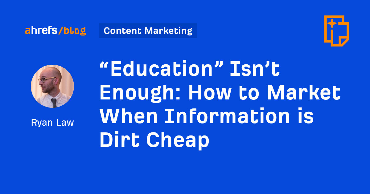 How to Market When Information is Dirt Cheap